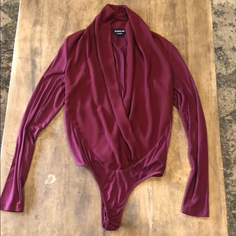 Deep low V-Neck thing bodysuit